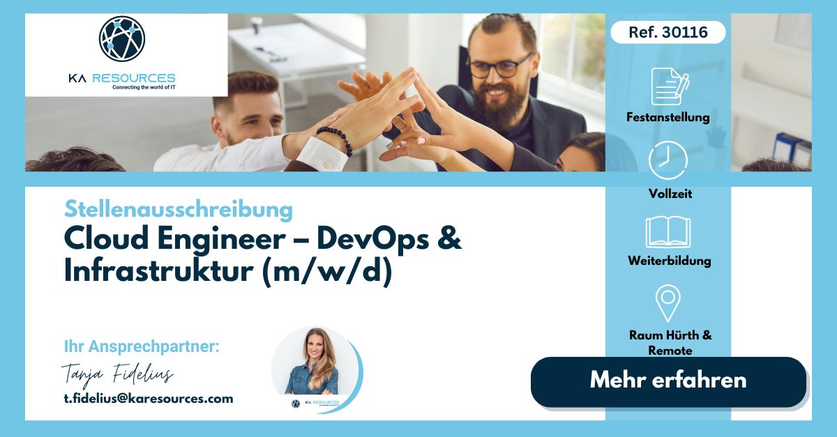 Cloud Engineer – DevOps & Infrastruktur | Fokus auf Linux ...