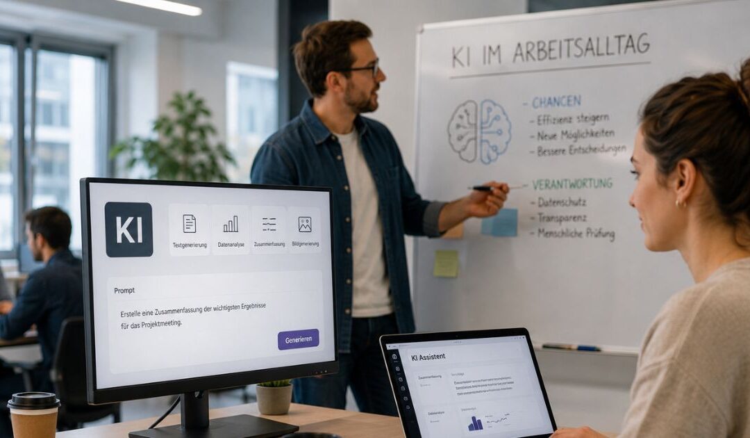KI im Arbeitsalltag: Wie Unternehmen Mitarbeitende auf den Wandel vorbereiten sollten